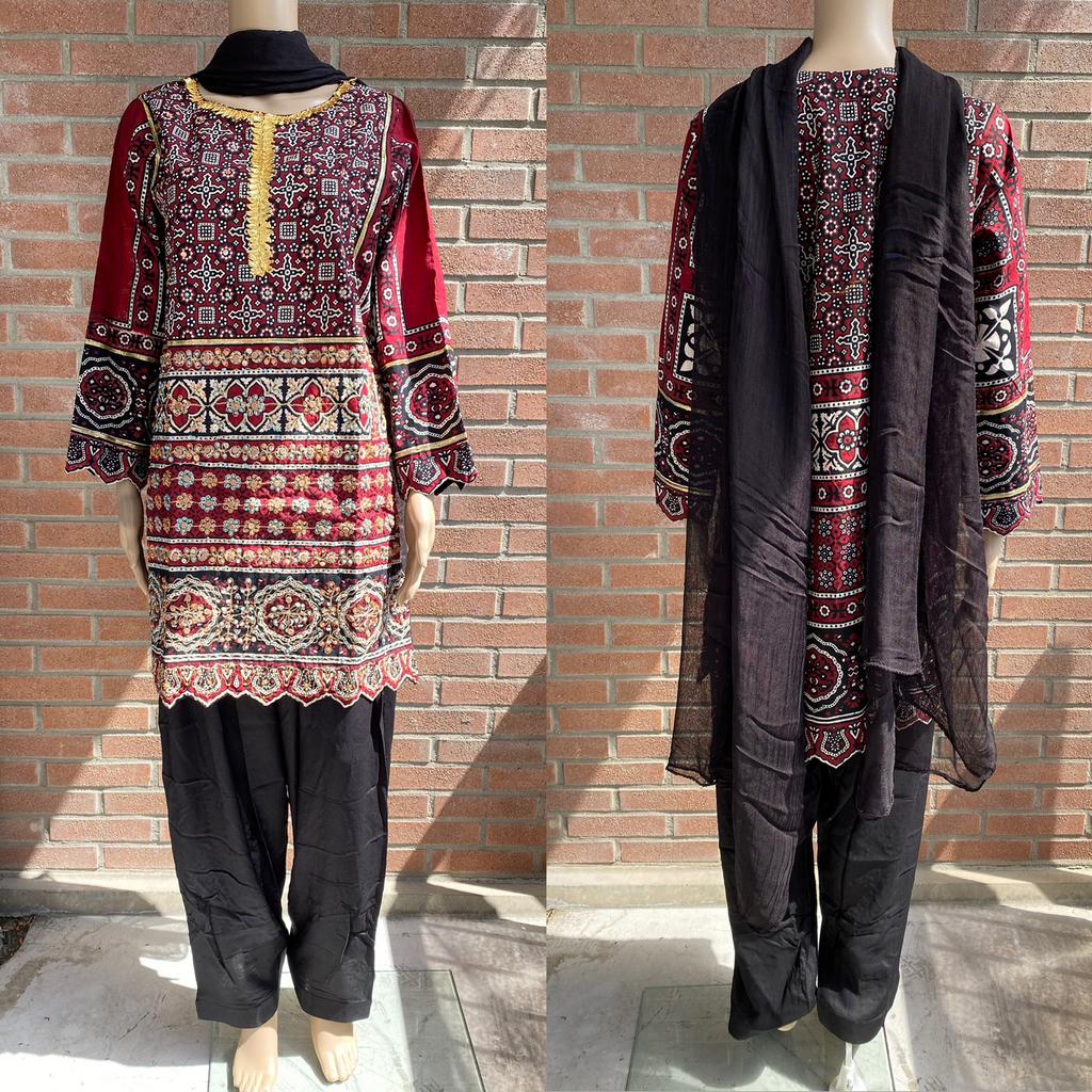 Salwar kameez anarkali churidar saree lengha jurk zwart L, Kleding | Dames, Zwart, Maat 42/44 (L), Nieuw, Ophalen of Verzenden