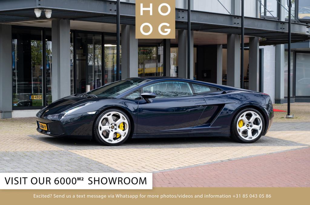 Lamborghini Gallardo 5.0 Manual (bj 2004), Auto's, Lamborghini, Gebruikt, Zwart, Overige kleuren, 1546 kg