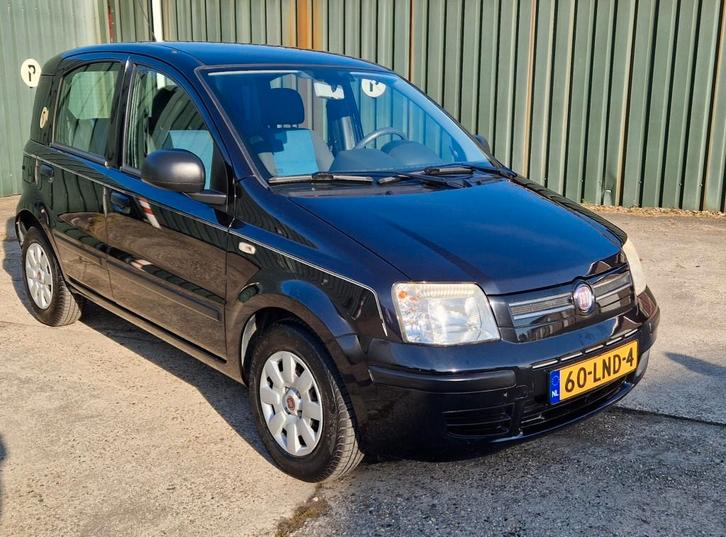 Fiat Panda Active 1.2 2010 Zwart, Auto's, Fiat, Particulier, Panda, Airbags, Centrale vergrendeling, Elektrische ramen, Radio