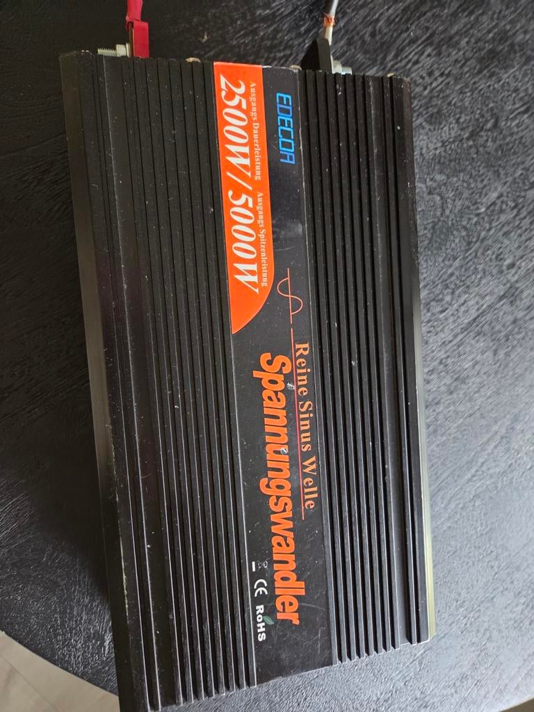 Edecoa Omvormer 2500W/5000W, Ophalen of Verzenden