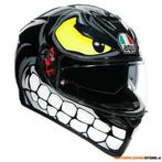 AGV K3 SV Angry motorhelm, Zwart, Ophalen of Verzenden, Nieuw met kaartje