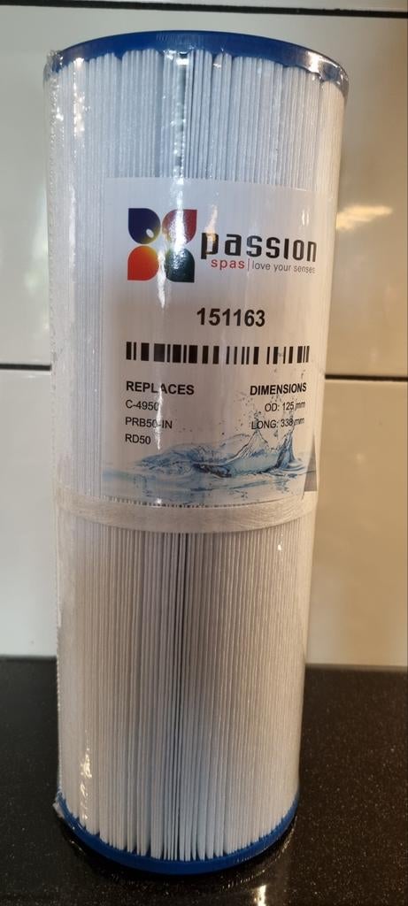 Nieuw Spa Filter - Passion Spas 151163 (C-4950, PRB50-IN), Ophalen of Verzenden, Nieuw, Filter