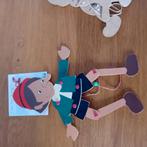 Pinokio  houten trekpop, Ophalen of Verzenden