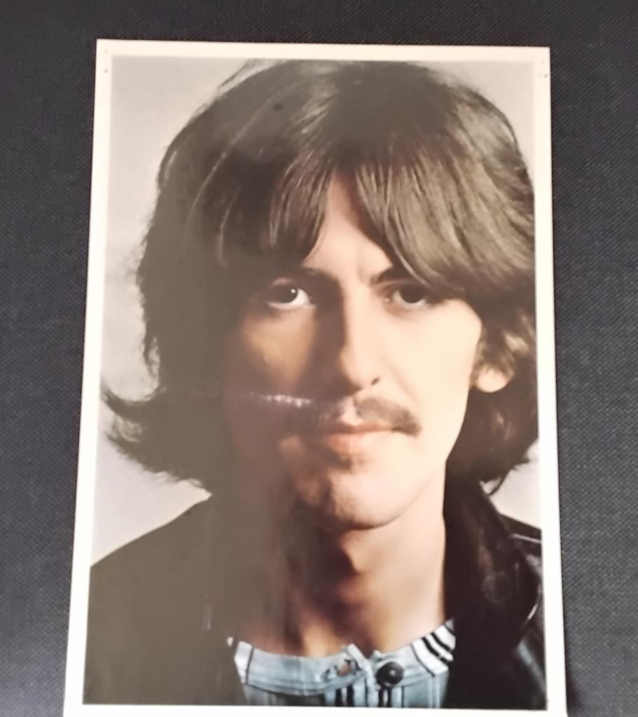 White Album (1968) Iconische foto George Harrison Origineel, Verzamelen, Ophalen, Gebruikt, Voor 1940, Prent