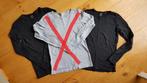 2 longsleeves Hema zwart 158-164, Ophalen of Verzenden, Zo goed als nieuw, Shirt of Longsleeve, Hema