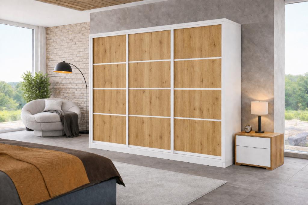 KLEDINGKAST MET TRANSPORT EN MONTAGE, Met deur(en), Nieuw, 200 cm of meer, Verzenden