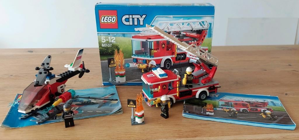 Lego City 60107 & 7238, City, Lego, Ophalen of Verzenden, Zo goed als nieuw