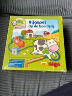 HABA Rijgspel Op de Boerderij – duurzaam houten speelgoed, Ophalen of Verzenden, Gebruikt