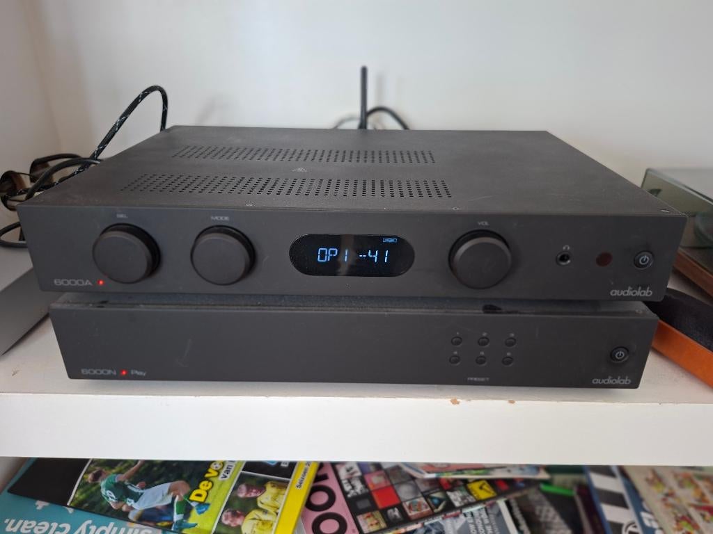 Audiolab 6000a plus Audiolab 6000n Streamer, Audio, Tv en Foto, Versterkers en Receivers, Ophalen of Verzenden, Zo goed als nieuw