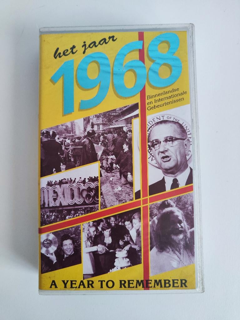 Het jaar 1968 - a year to remember (VHS), Alle leeftijden, Ophalen of Verzenden, Gebruikt, Documentaire