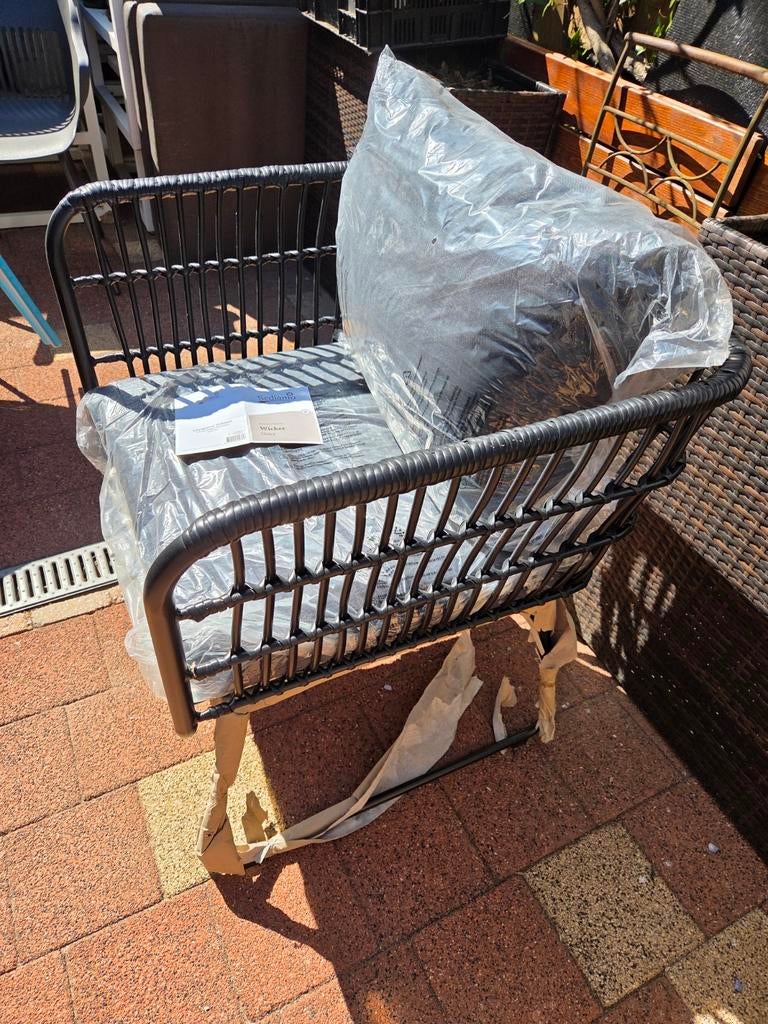 Nieuwe lounge tuin stoel 4 stuks  sediamo horecameubilair, Ophalen, 4 zitplaatsen, Nieuw, Loungeset