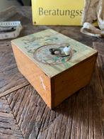 Antieke victoriaanse Houten Speeldoos dansende kinderen, Ophalen of Verzenden