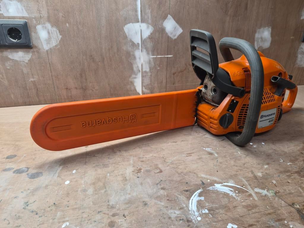 Husqvarna 435 kettingzaag, Ophalen, Gebruikt