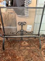 Antiek Haardrek / Vonkenscherm van Smeedijzer, Ophalen, Gebruikt, Vrijstaande haard, Overige soorten