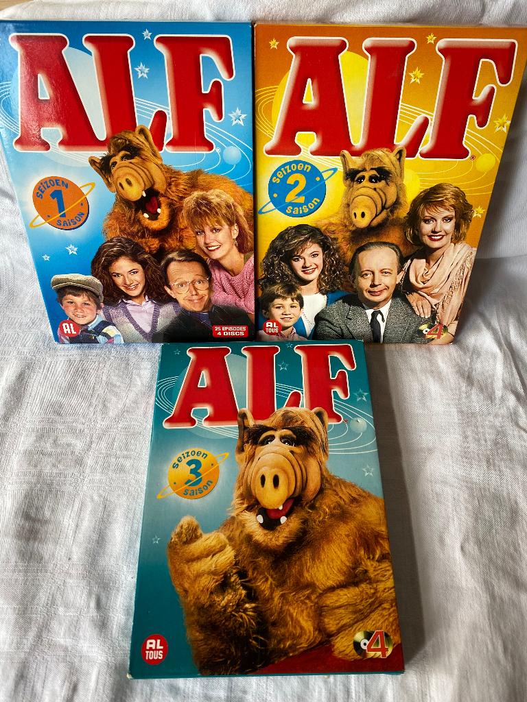 Alf seizoen 1t/m 3 DVD, Alle leeftijden, Ophalen of Verzenden, Gebruikt, Overige genres