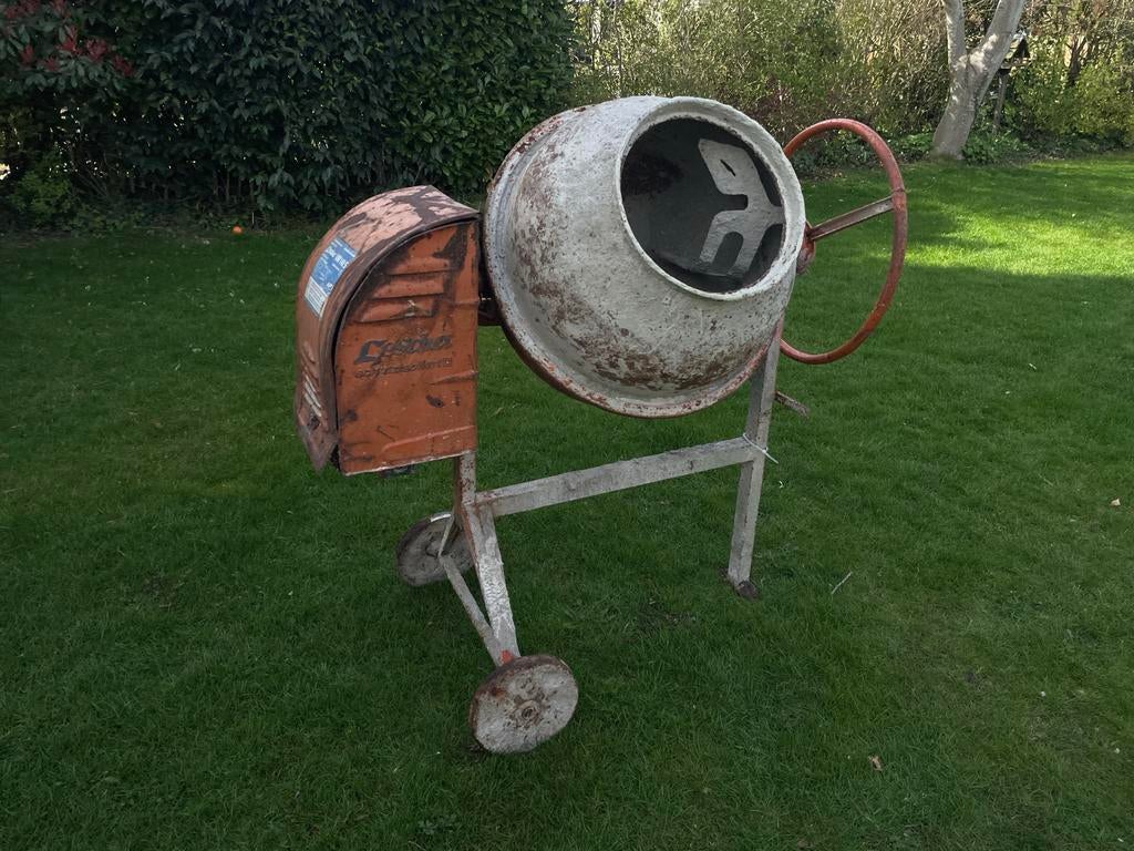 Lescha VM 140 S betonmolen, Doe-het-zelf en Verbouw, Betonmolens, Ophalen, Gebruikt