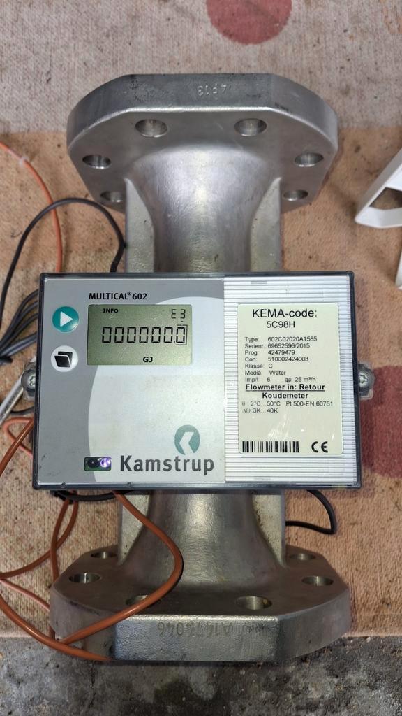 Kamstrup MULTICAL 602 Koudemeter/Warmtemeter, Doe-het-zelf en Verbouw, Ventilatie en Afzuiging, Ophalen of Verzenden