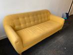 Gratis gele bank - goede staat, vlekken op bekleding, Ophalen, Gebruikt, Driepersoons, 75 tot 100 cm