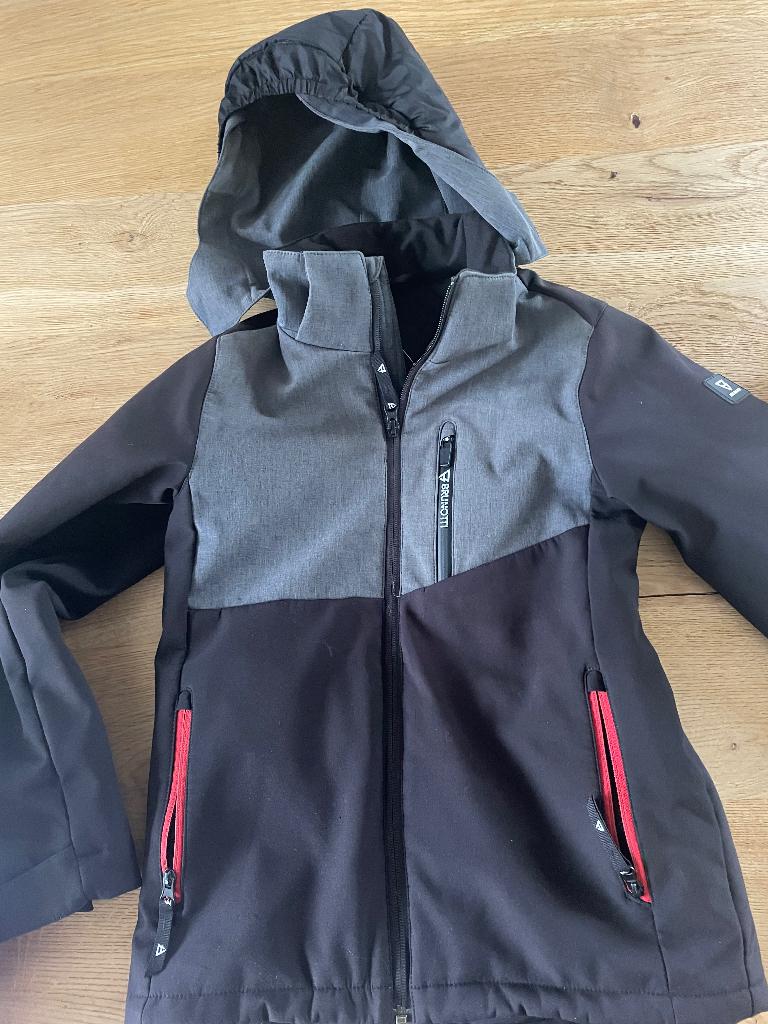 Ski jas Brunotti Maat 140, Ophalen, Zo goed als nieuw, Brunotti, Jongen