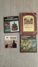 Set van 4 modelspoor boeken: locomotieven, scenery, ontwerp, Ophalen of Verzenden