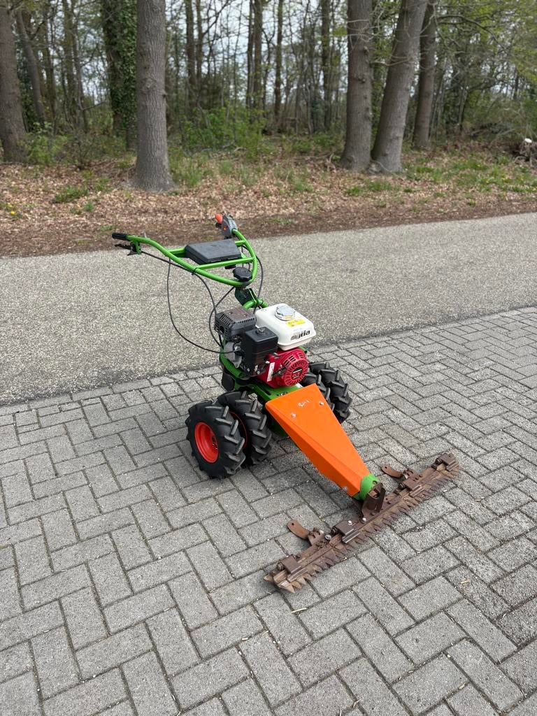 Agria 5500 531 balkmaaier, Tuin en Terras, Grasmaaiers, Ophalen, Gebruikt, Balkmaaier, Benzine-grasmaaier
