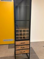 Industriële kast van mangohout en metaal, Ophalen, Zo goed als nieuw