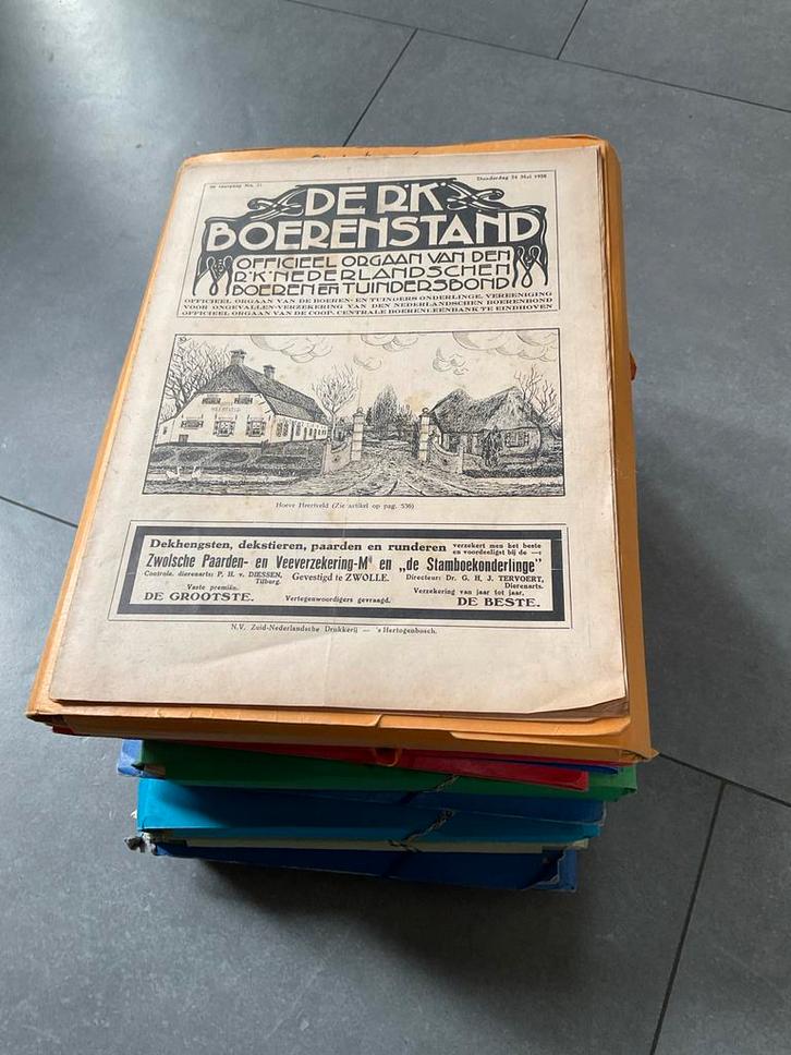 De RK Boerenstand: Officiële Organen (1930-1936), Boeken, Tijdschriften en Kranten, Gelezen, Overige typen, Ophalen