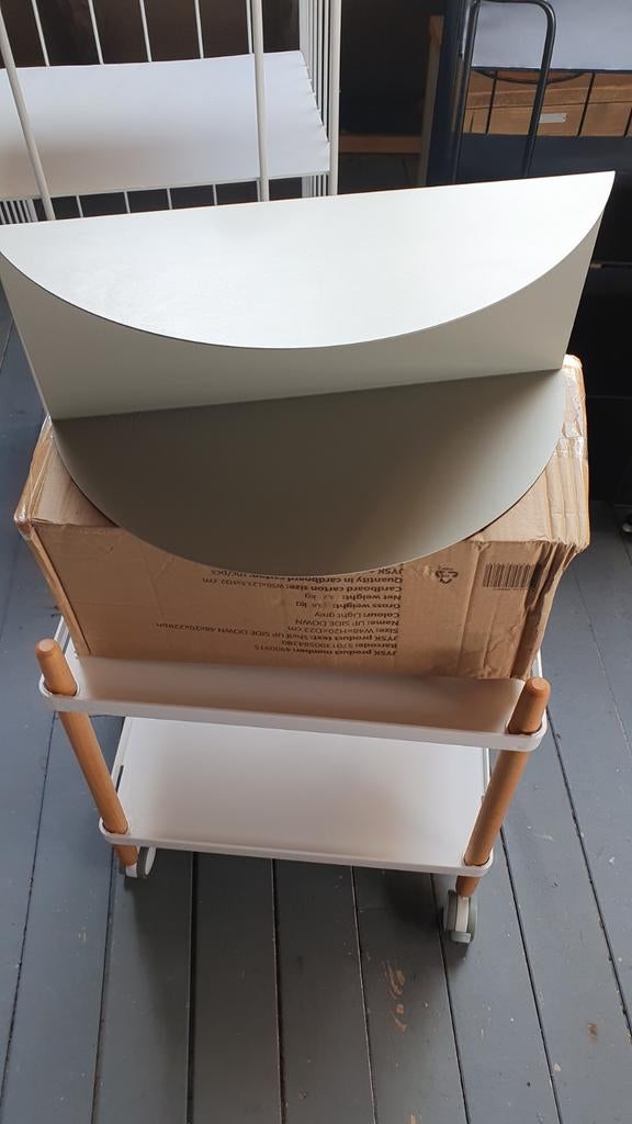 2 Scandinavische Halfronde Wandplanken - Nieuw, Ophalen of Verzenden, Nieuw