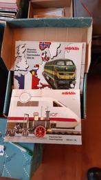 Märklin catalogi 1991-1999 en wat brochures, Ophalen, Wisselstroom, Gebruikt, Boek, Tijdschrift of Catalogus