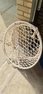 Schommelstoel van touw, hangstoel, Ophalen, Wit, Zo goed als nieuw, Eén