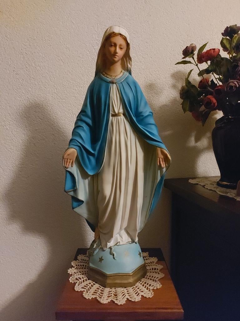 Prachtig groot Maria beeld, Antiek en Kunst, Antiek | Religie, Ophalen