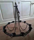 Zwarte Metalen Kroonluchter Plafond Kandelaar, Ophalen, Overige materialen