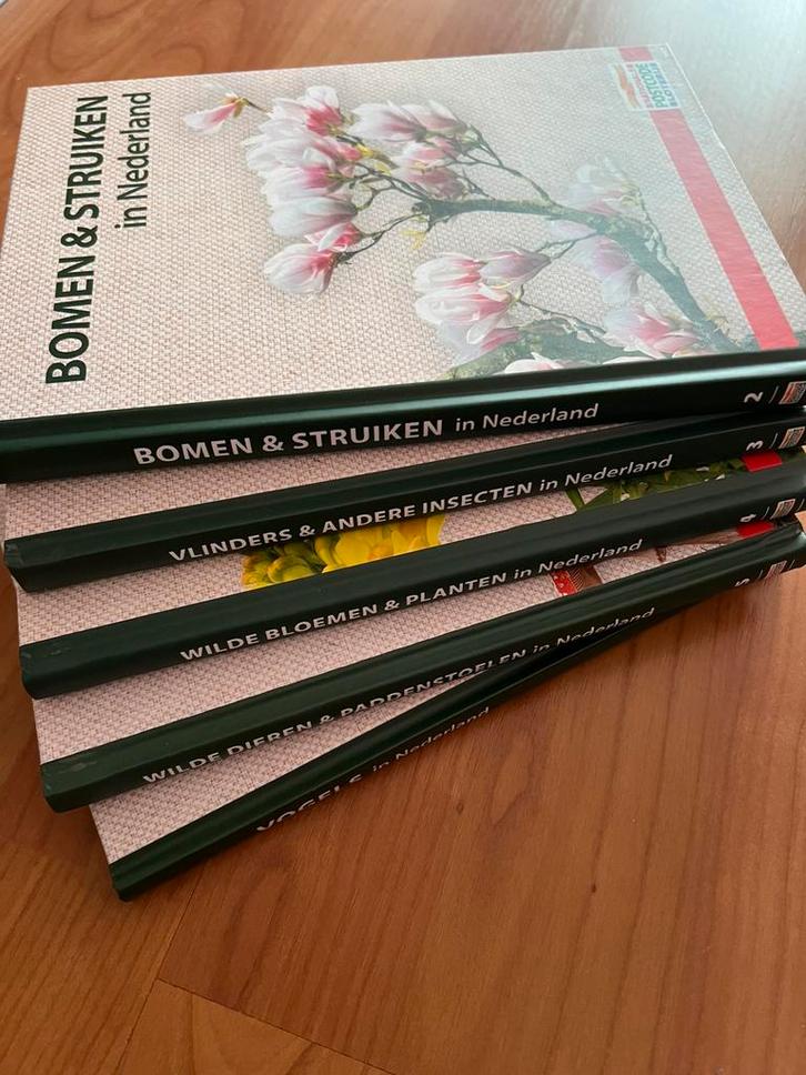 5 Boeken postcodeloterij nieuw, Boeken, Natuur, Nieuw, Bloemen, Planten en Bomen, Ophalen of Verzenden