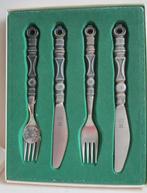 2dlg. x 2 ONTBIJTSET -BRABANT-STIJL-Wirths Bestecke - TIN, Verzenden, Nieuw, Overige materialen, Los bestek