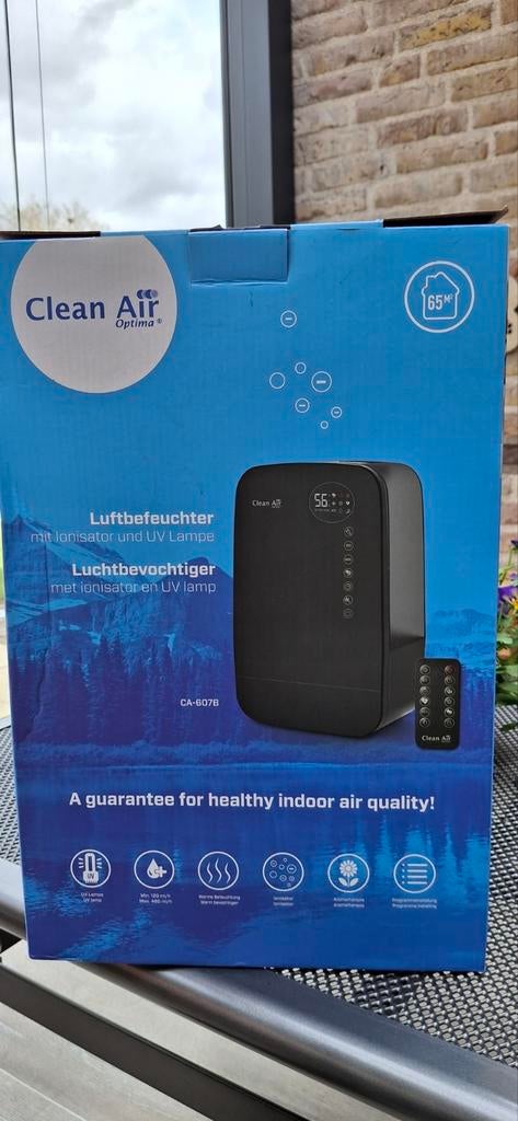 Clean Air Optima Luchtbevochtiger met ionisator en UV lamp, Ophalen