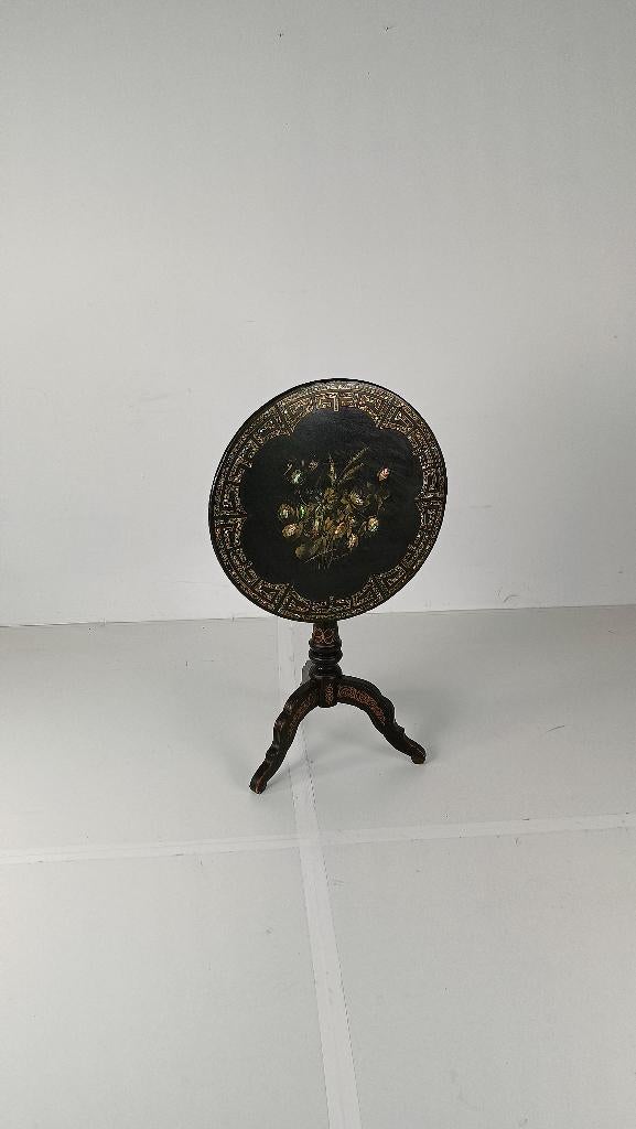 Verbazingwekkende Napoleon III Tip Top tafel, Antiek en Kunst, Antiek | Meubels | Tafels, Ophalen of Verzenden