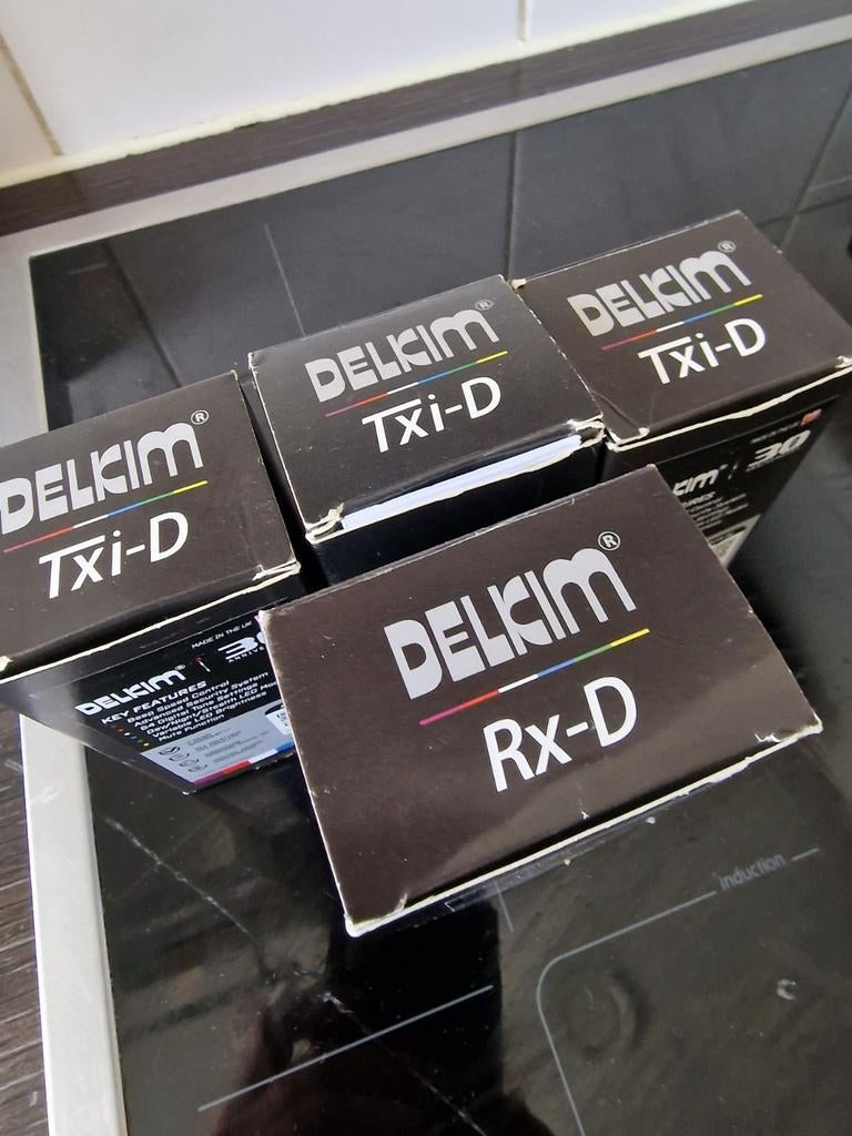 3 X DELKIM TXI D BEETMELDERS EN RX D RECEIVER IN DOOS, Ophalen of Verzenden, Overige typen