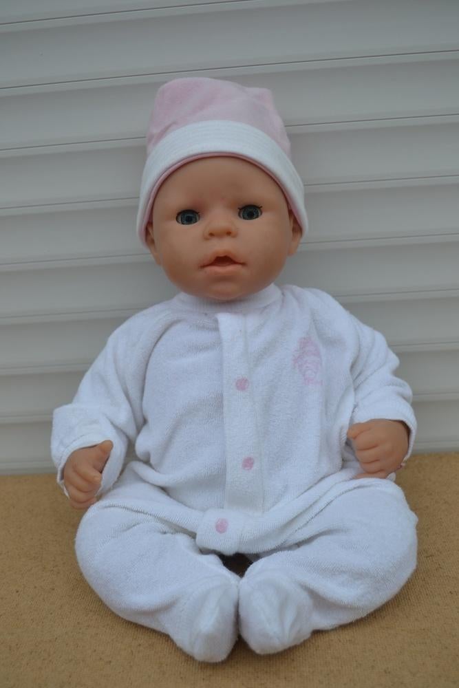 Mooie zapf Annabel baby born pop NR 8724, Verzamelen, Poppen, Ophalen of Verzenden, Zo goed als nieuw, Babypop