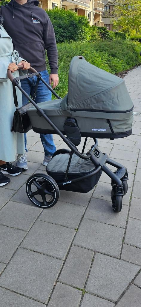 Easywalker Harvey³ Premium Kinderwagen - Emerald Green, Zo goed als nieuw, Verstelbare duwstang, Ophalen, Kinderwagen