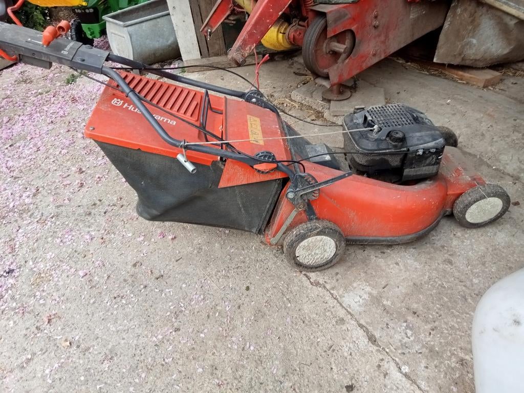Husqvarna benzine grasmaaier, Tuin en Terras, Ophalen of Verzenden, Gebruikt, Husqvarna