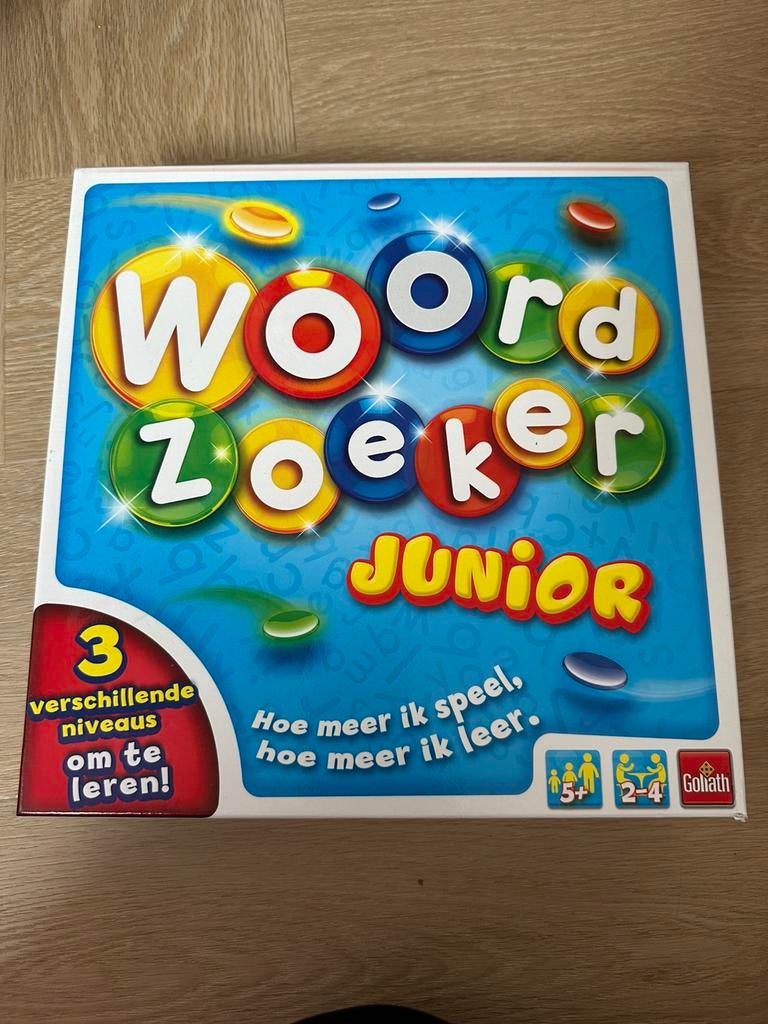 Woorzoeker junior, Drie of vier spelers, Ophalen of Verzenden, Zo goed als nieuw