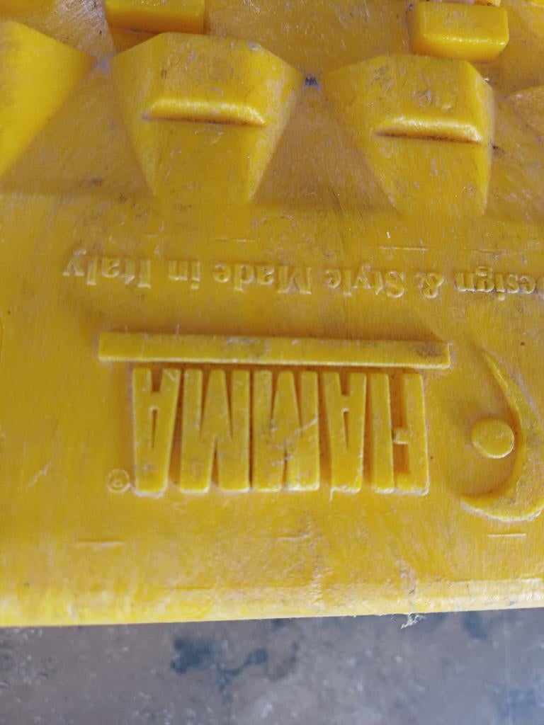 Oprij blokken caravan, Ophalen, Gebruikt