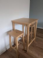 Bartafel ikea met krukken, Ophalen, Gebruikt