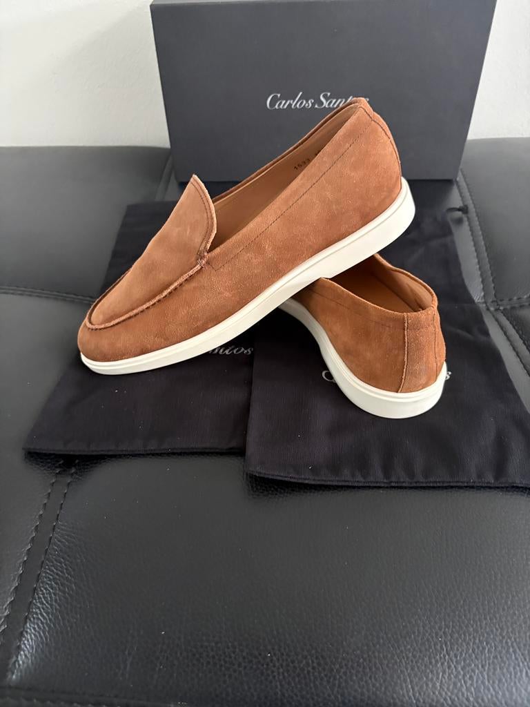 Carlos Santos maat 42 nieuw in doos, Bruin, Nieuw, Ophalen of Verzenden, Espadrilles of Moccasins