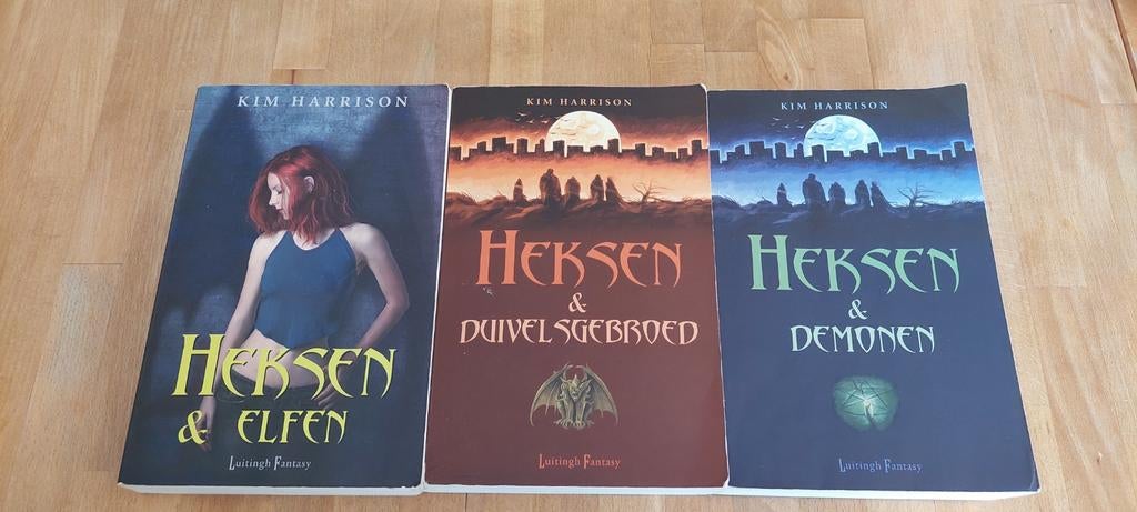3 boeken Heksen Elfen, Duivelsbroed, Demomen - Kim Harrison, Ophalen of Verzenden