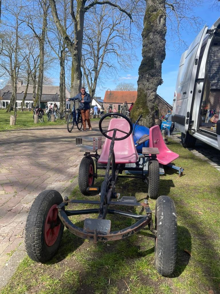 Skelter water ton en graver, Ophalen, Gebruikt, Berg, Met kar of aanhanger