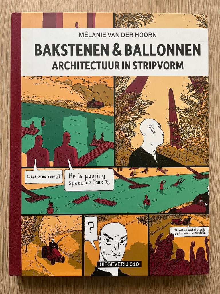 Bakstenen & Ballonnen – Architectuur in stripvorm, Boeken, Ophalen of Verzenden, Zo goed als nieuw, Architectuur algemeen