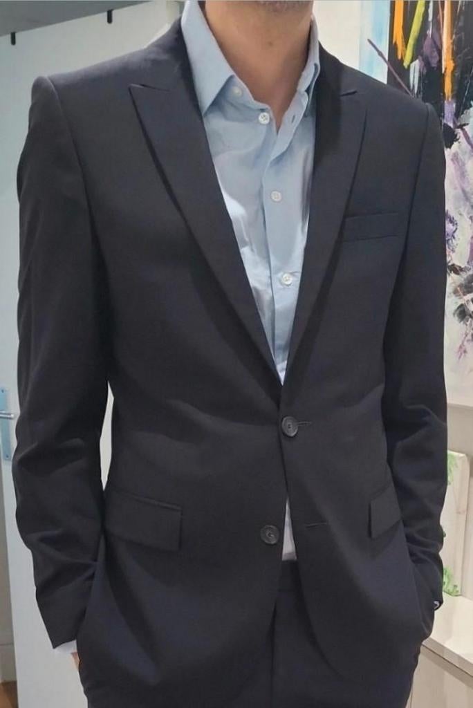 Hugo Boss herenjas maat L, Kleding | Heren, Kostuums en Colberts, Ophalen of Verzenden, Zo goed als nieuw, Zwart