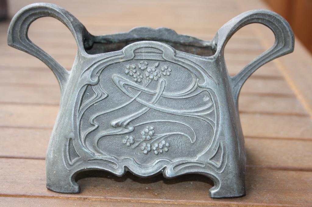 Antiek Jugendstil Tin, Antiek en Kunst, Antiek | Tin, Ophalen of Verzenden