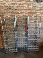 3 Wijnrekken, Huis en Inrichting, Ophalen, Zo goed als nieuw, 25 flessen of meer, Metaal